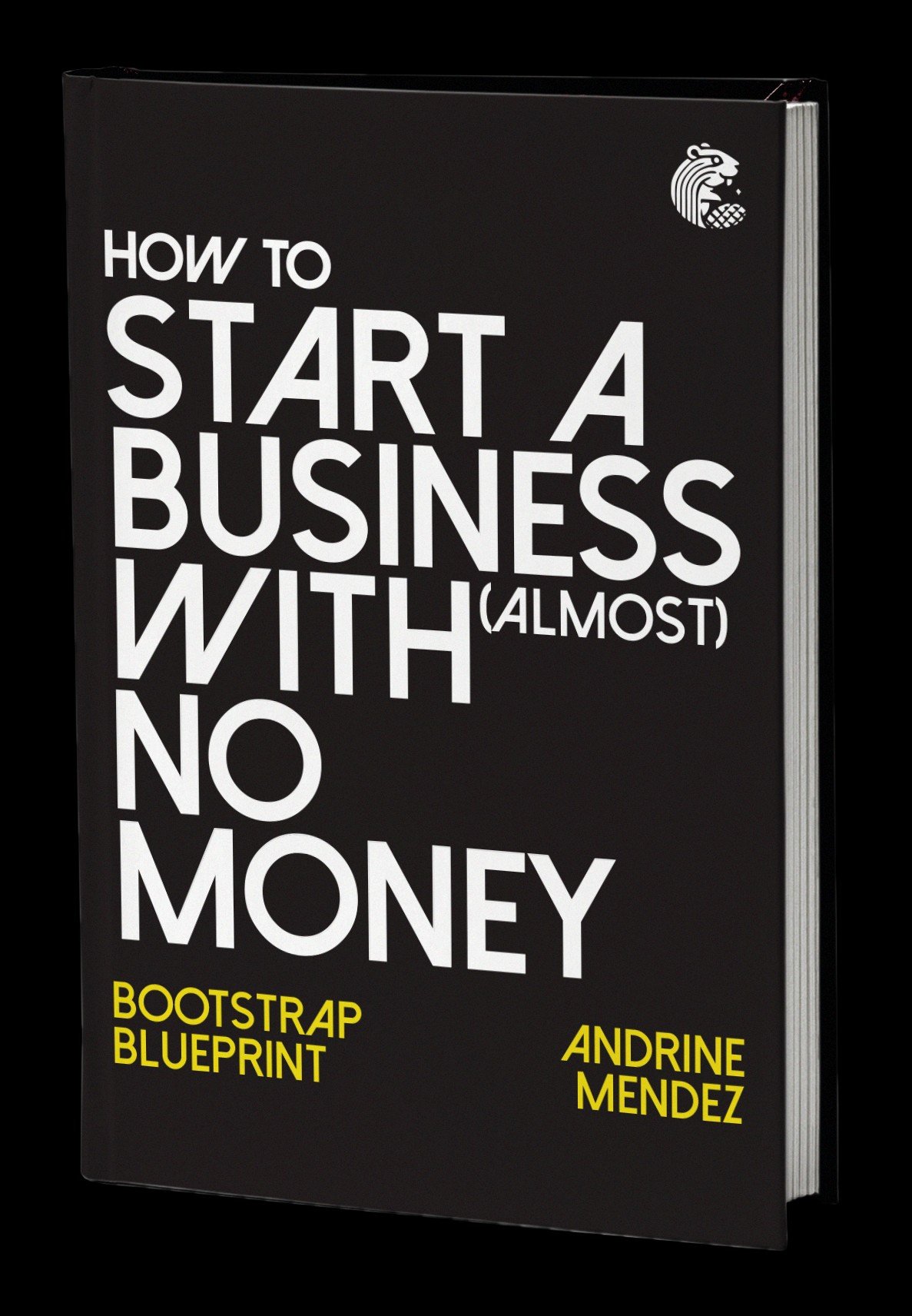 Book cover: How to Start a Business (Almost) with No Money by Andrine Mendez